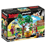 Playmobil Asterix 70933 Getafix with the Cauldron of Magic Potion, Toy for Children Ages 5+