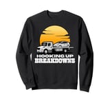 USA Tow Truck Driver, Truck Driver Yellow Line, Tow Truck Sweatshirt