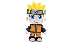 Barrado Peluche des Personnages Naruto 25cm - Naruto, Kakashi, Sasuke, Kurama - Édition Collectionneur - Qualité Super Soft (25cm, Naruto)