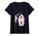 Femme Rick and Morty Morty Reboot T-Shirt avec Col en V