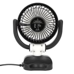 USB Car Fan 3500RPM Powerful Airflow Car Fan DC5V 2 Gear Single Head Rapid