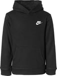 NIKE Boy's Club Fleece Pullover Hoodie (Little Kids) Black 6 Little Kids