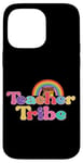 Coque pour iPhone 14 Pro Max Livres arc-en-ciel colorés Teacher Tribe