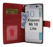 New Standcase Wallet Xiaomi Mi 10 Lite (Röd)