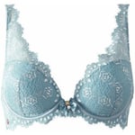 Rembourrés Brigitte Bardot  Soutien-gorge coques bleu Tendre Passion