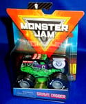 MONSTER JAM 1:64 SERIES 9 MONSTER TRUCK GRAVE DIGGER W/WRISTBAND 2020 NEW