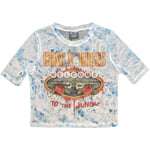 Guns N' Roses Ladies Crop Top: Welcome To The Jungle LV (Mesh) (XX-Small)