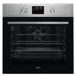 AEG 6000 Series Self-Cleaning Electric Single Oven - Stainless Steel BPX535061M