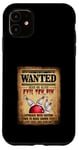 Coque pour iPhone 11 Bowler 10 Funny Bowling Wanted Dead O r Alive Evil Dix Pin