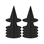 10-pack Häxhattar Halloween Svart Häxa Hängande Hatt Svart Hatt Häxhatt Halloween Julparty