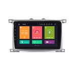 Android 10 Car Radio Player GPS Navigation for Toyota Land Cruiser 100 2005-2007 with 9 "Touchscreen Supports FM RDS DSP Built-in Apple Carplay Stereo MP5 Player Android Auto Multimedia SWC,px6,4+64