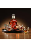 Skull Decanter with Glasses Set