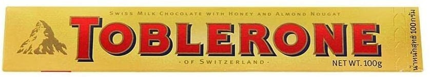 1X 100G Toblerone Milk Chocolate Bar - NEW UK STOCK