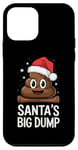 Coque pour iPhone 12 mini Santa's Big Dump - Xmas Funny Pajamas Christmas Poop