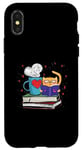 iPhone X/XS Kittens Cats Tea and Books Reading For Reader Case