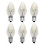 10 st E12 Glödlampa 220v-240v 10w C7 Glödlampa Varmvit Filamentlampa Glödlampa/Wolframlampa Ljusstake