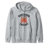 Didgeridoo Is My Therapy Music Lovers Design Zip Hoodie