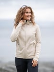 Peak Performance Rider Zip Hood - Dame - Beige - L