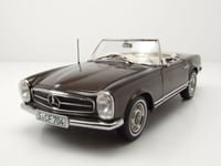 Mercedes 230 Sl Pagode W113 1963 Braun Maquette de Voiture 1:18 Norev