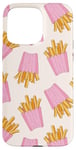 iPhone 15 Pro Max Preppy Pink French Fries Cute Girls Aesthetic Case