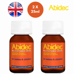 Abidec Multivitamin Drops For Babies & Children Natural Flavour 25ml - 1-6 Packs