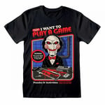 Steven Rhodes Unisex Adult I Want To Play A Game Saw T-Shirt - XXL