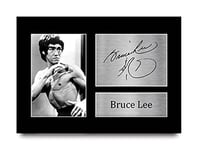 HWC Trading Bruce Lee Signed A4 Printed Autograph Martial Arts Enter The Dragon Print Photo Picture Display