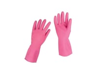 Visas Ej_Z Latexhandskar 38.30 12 Rosa 8 Storlek