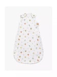 John Lewis Oh My Darling Bee Sun Print Sleeping Bag, 1 Tog, White/Multi