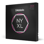 D'Addario NYXL45130 Nickel Wound Bass Guitar Strings, Grey, 5-string Regular Light, 45-130, Long Scale