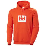 Helly Hansen Men's HH Box Hoodie Hooded Sweatshirt, 147 Cherry Tomato, S