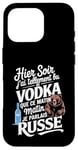 Coque pour iPhone 16 Pro Hier J'ai Tellement Bu de Vodka Ce Matin Je Parlais Russe