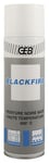 BT SELECTION GEB BLACKFIRE Peinture mate noire tenue en température supérieure à 400°C, sèchage rapide, applicable sur tous supports. Anti corrosion - Aérosol 650ml