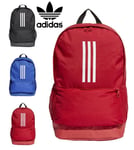 Adidas Tiro Backpack Unisex Sports Travel School Football Bag Black Red Blue