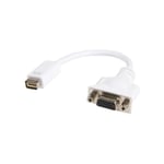 Com Adaptateur de câble vidéo Mini dvi vers vga pour Macbook et iMac - 0,203 m - Mini-DVI - vga (D-Sub) - Mâle - Femelle - Blanc (mdvivgamf)