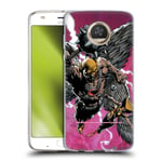 OFFICIAL JUSTICE LEAGUE DC COMICS HAWKMAN COMIC ART GEL CASE FOR MOTOROLA PHONES