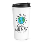 World's Best Van Man Travel Mug Cup Funny Joke Favourite Courier Driver