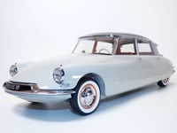 CITROEN DS19 gris rosé & toit aubergine 1959 1/12