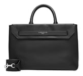 Liebeskind Sac d'affaires M Lora Aspect Veau, Satchel Femmes, Noir