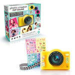 Canal Toys Appareil Photo Numérique Enfant Double Objectif - Mini Caméra Compact Jaune avec Mode Selfie pour 8+ Ans - 32 MégaPixels, Écran LCD, 20 Cadres et 5 Filtres, Carte SD 4Go Incluse