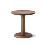 Fredericia Furniture - Pon Sofa Table Ø40 cm, Rökt ek - Småbord & sidobord
