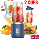 Electric Juice Maker Portable Blender Smoothie Mini Juicer Fruit Machine 400ML