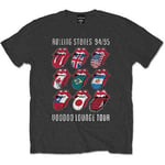 The Rolling Stones Unisex T-Shirt: Voodoo Lounge Tongues (Small)