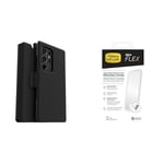 OtterBox Strada Via Samsung Galaxy S23 Ultra Black Night - black with Premium Glass Screen Protector