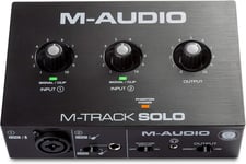 M-TRACK SOLO Interface audio ou carte son USB avec 1 entrée pour microphone et logiciels