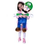 Super Mario Luigi (65cm) Peluche Grande, Original Nintendo Enfants Garçons