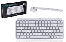 Logitech MX Keys Mini näppäimistö RF Wireless + Bluetooth QWERTY englanti Harmaa