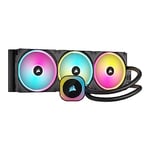 CORSAIR iCUE LINK H170i RGB Liquid CPU Cooler - 420mm AIO - Ventilateurs QX140 RGB - Convient à Intel® LGA 1700, AMD® AM5 - Hub Système iCUE LINK Inclus - Noir