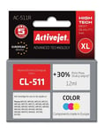 5901452130244 Activejet AC-511R Ink cartridge (replacement for Canon CL-511; Pre