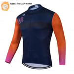 Raudax-Veste De Cyclisme Thermique À Manches Sulfpour Homme,Maillot Pro,Kit De Cyclisme,Smile,Hiver,2023